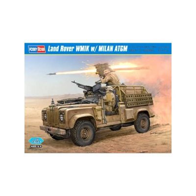 HOBBY BOSS Maquette  Land Rover WMIK with MILAN ATGM- 1/35 - Maquette