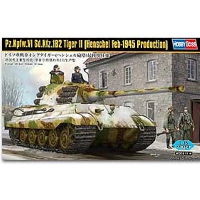 HOBBY BOSS Maquette  Pz.Kpfw.VI Sd.Kfz.182 Tiger II- 1/35 - Maquette m