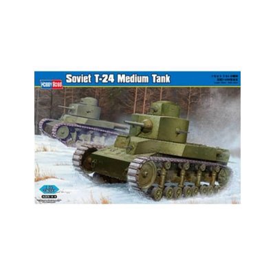 HOBBY BOSS Maquette  Soviet T-24 Medium Tank- 1/35 - Maquette militair