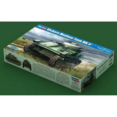 HOBBY BOSS Maquette  Vickers Medium Tank Mk.II- 1/35 - Maquette milita