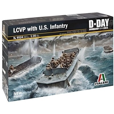 ITALERI Maquette  LCVP and U.S. Infantry- 1/35 - Maquette militaire