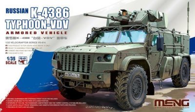 Maquette Meng Model V&eacute;hicule blind&eacute; russe K-4386 Typhoon-VDV- 1/35 -