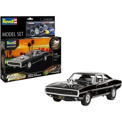 REVELL Maquette  F&F DOMINICS 1970 DODGE CHARGER (peintures incluses)-