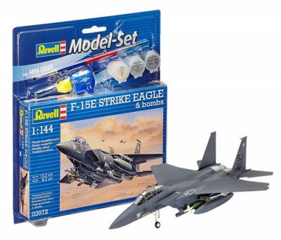 REVELL MODEL SET Maquette  F-15E Strike Eagle avec bombes