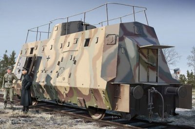 HOBBY BOSS Maquette train  Kommandowagen-1/72 - Maquette de train