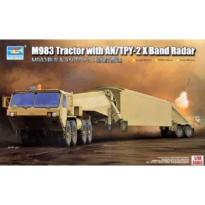 TRUMPETER Maquette  M983 Tractor with AN/TPY-2 X Band Radar- 1/35 - Ma