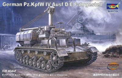 TRUMPETER Maquette  Pz allemand. Kpfw IV-Ausf.D/E Fahrgestell- 1/35 -