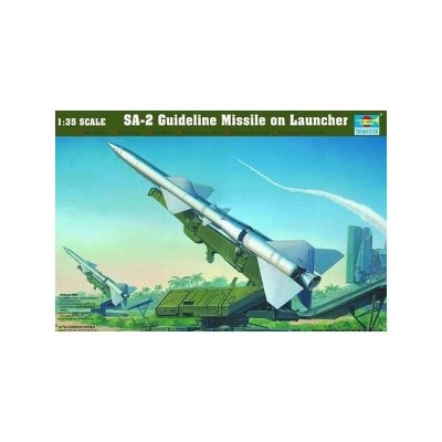 TRUMPETER Maquette  SA-2 Guideline missile on launcher- 1/35 - Maquett