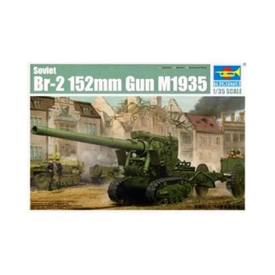 TRUMPETER Maquette  Soviet BR-2 M1935 152mm Gun- 1/35 - Maquette milit