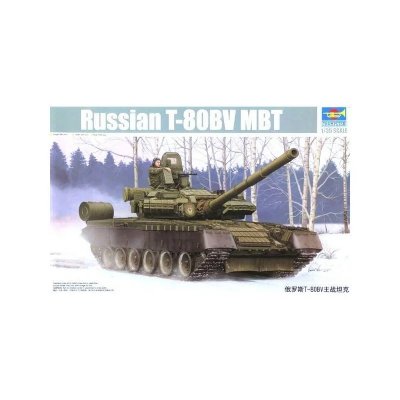 Maquette Trumpeter T-80BV Russian MBT- 1/35 - Maquette militaire