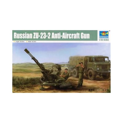 TRUMPETER Maquette  ZU- 23-2 Russian Anti -aircraft Gun- 1/35 - Maquet