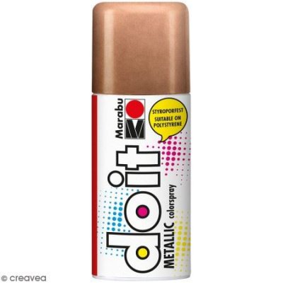 MARABU  Peinture M&eacute;tallis&eacute;e En Bombe -  Do It Metallic 150 Ml - Cuivre M&eacute;tallis&eacute;