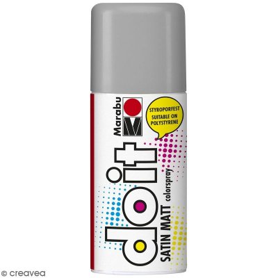 MARABU  Peinture Satin&eacute;e En Bombe -  Do It 150 Ml - Gris Pierre