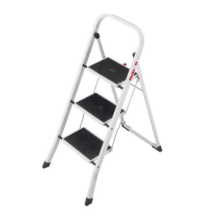 HAILO Marche pied 3 marches pliable antid&eacute;rapant en acier  K20