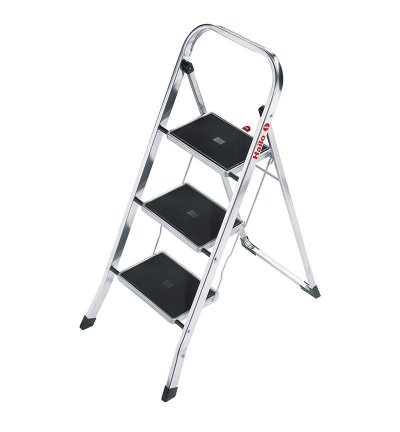 HAILO Marchepied pliant aluminium 3 marches