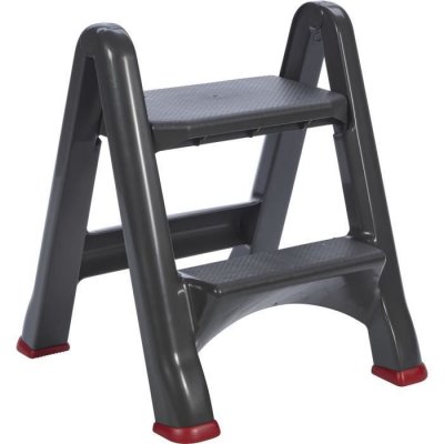 CURVER Marchepied pliant  155160 anthracite, rouge 3.22 kg