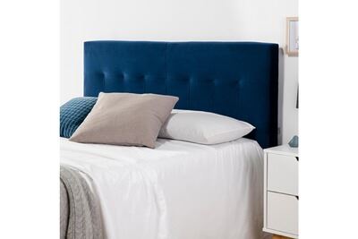 MARCKONFORT  T&ecirc;te de lit NAPOLES 140X100 Bleue