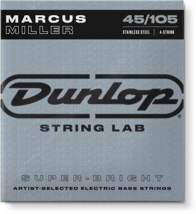 DUNLOP Marcus Miller Signature Medium 45-105 - Jeu cordes guitare basse
