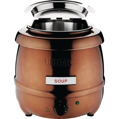 BUFFALO Marmite &agrave; Soupe Cuve Amovible 10 L -  - - Inox10 x375mm