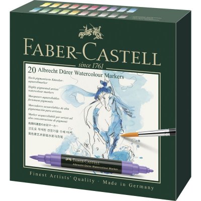 FABER CASTELL Marqueur Aquarellable Albrecht D&uuml;rer Set 20 Feutres