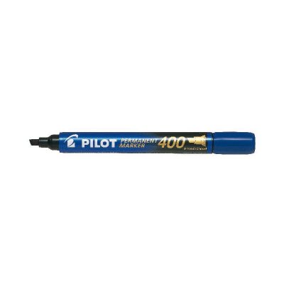 PILOT Marqueur permanent  Market 400 - pointe biseaut&eacute;e large - bleu