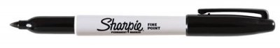SHARPIE Marqueur permanent  Fine - pointe ogive 0,9 mm - noir