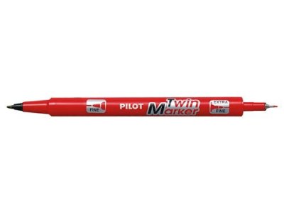 PILOT Marqueur  Begreen Twin Rouge pointe fine / extra fine