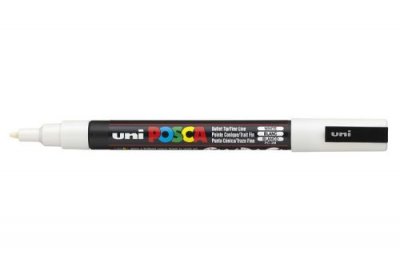 POSCA Marqueur  Pointe conique Fine Uni Blanc