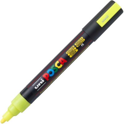 POSCA Marqueur  - Pointe conique moyenne - Jaune fluo - 
