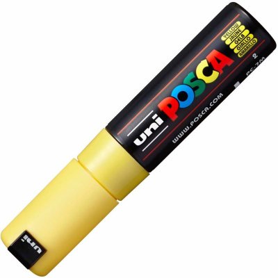 UNIBALL Marqueur Posca pointe conique trait large Jaune Fluo