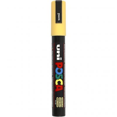 UNI BALL Marqueur Posca pointe conique trait moyen Jaune paille
