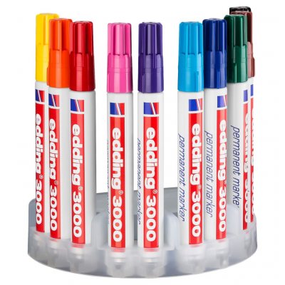 EDDING Marqueurs ind&eacute;l&eacute;biles 10 pcs Multicolore 3000