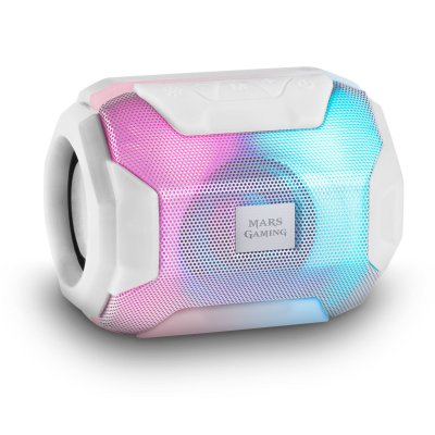 MARS GAMING  Altavoz BLUETOOTH RGB MSBAX 10W WHITE