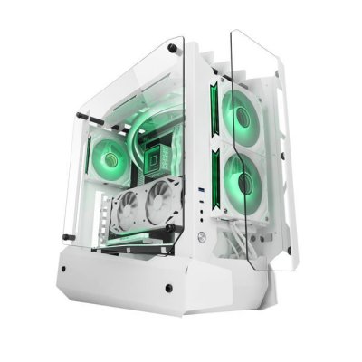 MARS GAMING  MC-EDGEW Midi Tower Blanc - Neuf