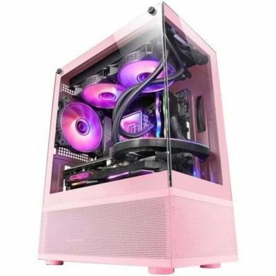 MARS GAMING  MC-SE Micro-ATX Tour Verre Tremp&eacute; USB 3.0 Rose