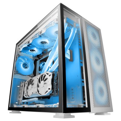 MARS GAMING  MCNOVA unit&eacute; centrale Tower Aluminium, Noir - Neuf