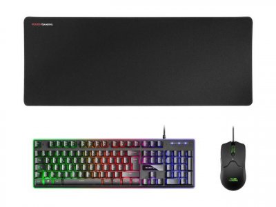 MARS GAMING  Mcpxbfr Mcpx Mouse And Keyboard Blanc French AZERTY