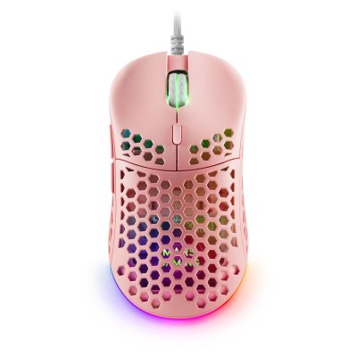 Mars gaming souris filaire gamer mm55 rgb (rose) 8437023608036