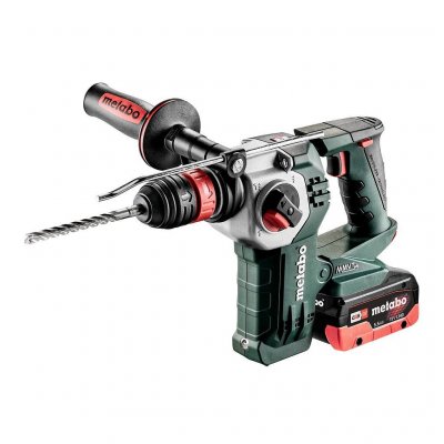 METABO Marteau perforateur burineur sans fil 18V 4AH + 5,5AH kha 18 ltx bl 24 quick - 600211540 - 