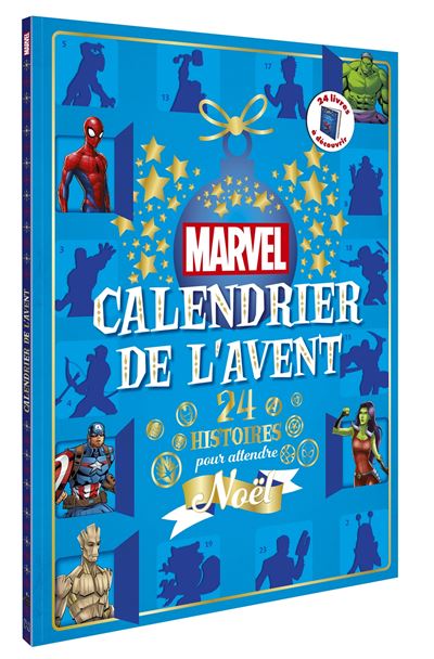 HACHETTE DISNEY MARVEL - Calendrier de l'Avent- 24 histoires pour attendre No&euml;l