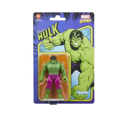 MARVEL  Legends Retro Collection - Figurine The Incredible Hulk 10 Cm