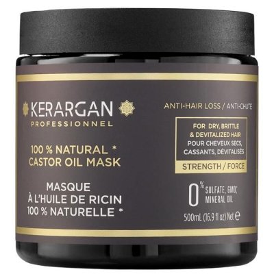 KERARGAN Masque anti-chute &agrave; l&acute;huile de ricin - 