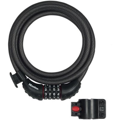 MASTER LOCK  4 Digit Cable Lock Noir 1800 x 10 mm