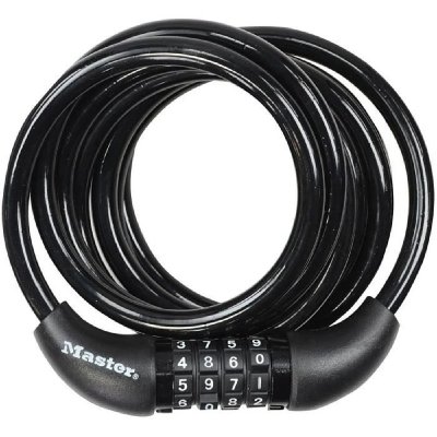 MASTER LOCK  4 Digit Cable Lock Noir 1800 x 8 mm