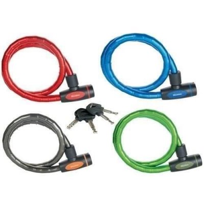 MASTER LOCK  Antivol c&acirc;ble articul&eacute; 1m &agrave; cl&eacute; couleur