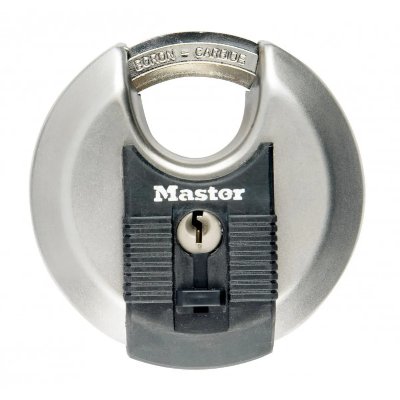 MASTER LOCK  Cadenas Disque Excell Acier inox 80 mm M50EURD