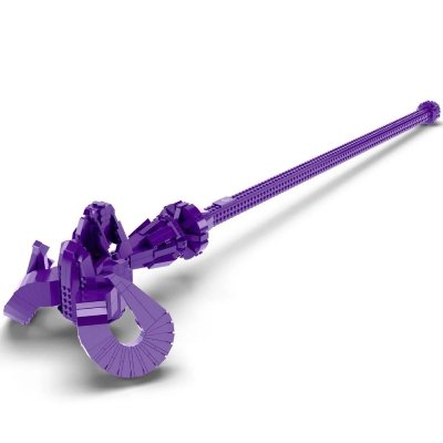 MATTEL Masters Of The Universe Origins Mega Construx Construction Set Havoc Staff 102 Cm Violet
