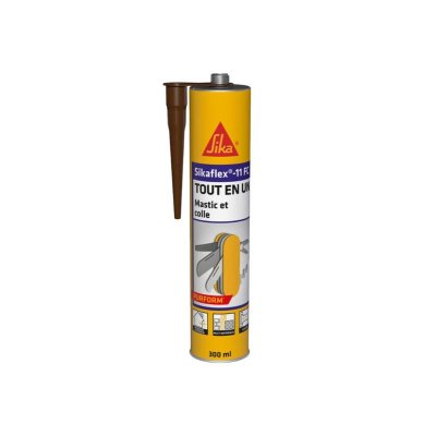 SIKA Mastic colle multi-usages  flex 11 FC Purform - Marron - 300 ml