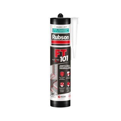 RUBSON Mastic FT 101 Joint Fissure Colle Blanc cartouche 280ml 