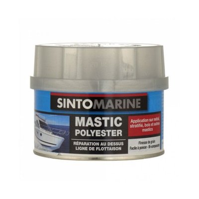 SINTO Mastic polyester marine standard blanc 170 ml